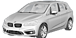 BMW F45 P13A1 Fault Code